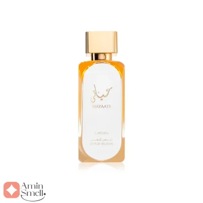 ادکلن حیاتی سفید لطافه Lattafa hayaati Gold Elixir2