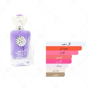 ادکلن محاسن کریستال بنفش لطافه Mahasin Crystal Violet3