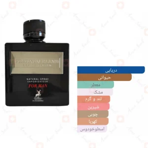 ادکلن پلاتینیوم بلند الحمبرا Parfums marco serussi The Man Intense
