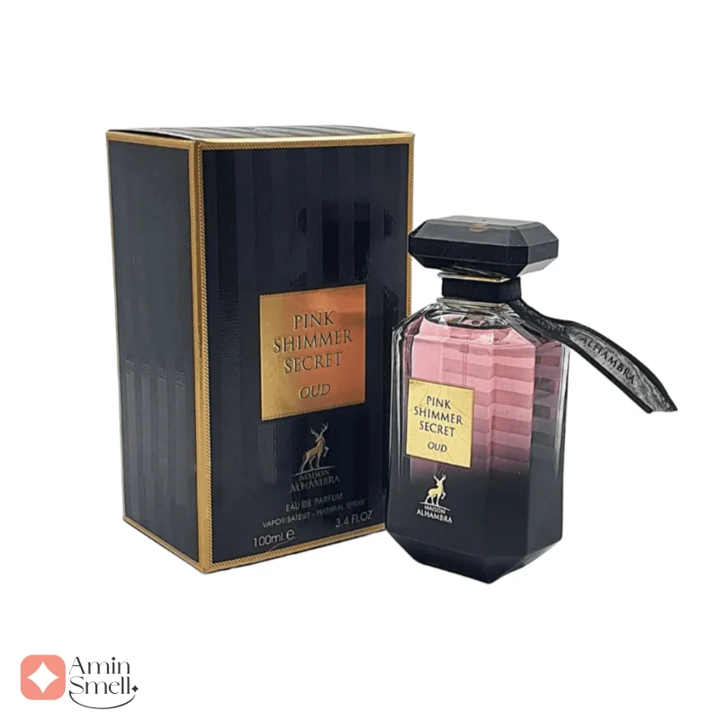 ادکلن پینک شیمر عود الحمبرا Alhambra Pink Shimmer Secret Oud