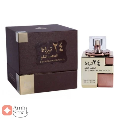 ادکلن ۲۴ قیراط الذهب النقی لطافه 24 Carat Pure Gold Lattafa