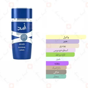 عطر لطافه اسد زنزیبار Lattafa Asad Zanzibar3