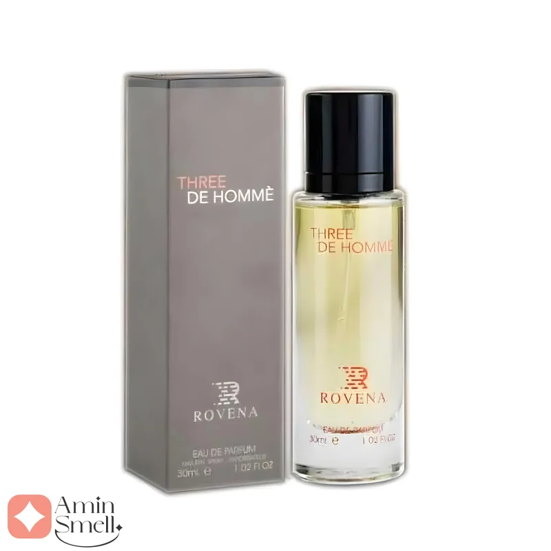 عطر_30_میل_تری_د_هوم_رووناROVENA_THREE_DE_HOMME