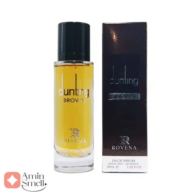 عطر_30_میل_دانتینگ_قهوه_ای_رووناRovena_Dunting_Brown