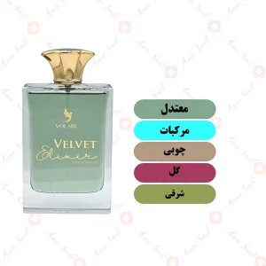 ادکلن زنانه ولوت الکسیر ولار