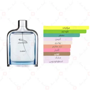 ادکلن مردانه جگوار کلاسیک بلو 