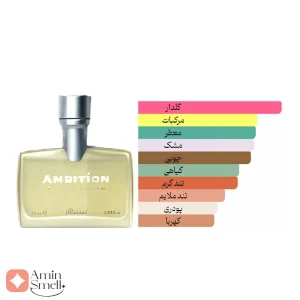 ادکلن مردانه آمبیشن رصاصی
