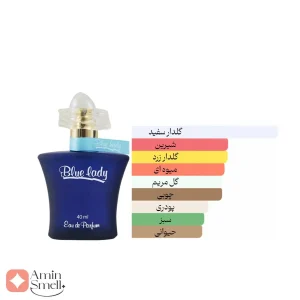 ادکلن زنانه بلو لیدی رصاصی