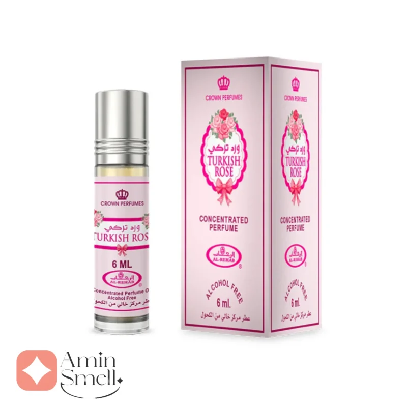 عطر زنانه ورد ترکی الرحاب 6 میل