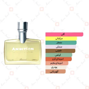 ادکلن مردانه آمبیشن رصاصی