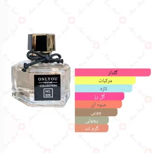  ادکلن زنانه انلی یو 826 گوچی بای گوچی 30 میل