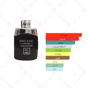 ادکلن مردانه انلی یو 889 مونت بلک 30 میل