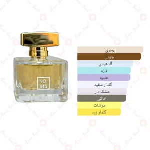 ادکلن زنانه انلی یو 845 چنس تندر 30 میل