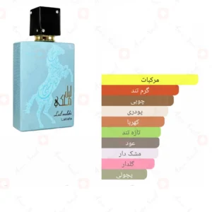 ادکلن یونیسکس لیل ملکی آبی مراکشی لطافه