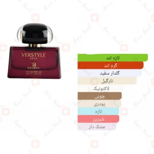 ادکلن زنانه ورستایل نویر مشکی روونا