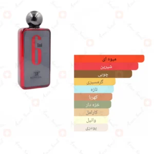 ادکلن یونیسکس سیکس رد روونا | rovena 6 red